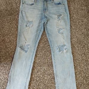 Bootcut American Eagle Jeans Distressed